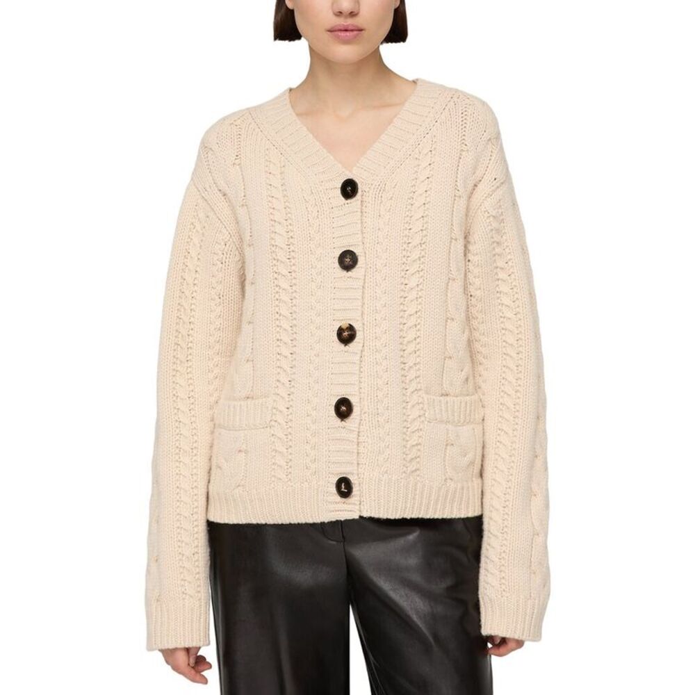 Lafayette 148 New York Womens Cashmere & Wool Cardigan
